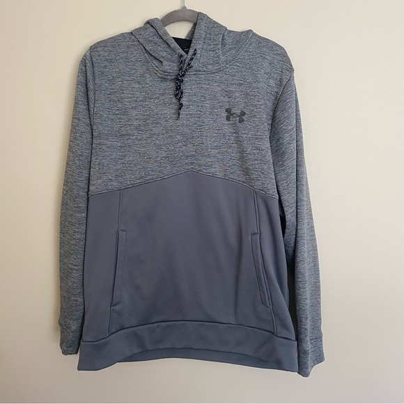 Under Armour men’s Sweatshirt Hoodie Two tone Gray size L - Picture 1 of 7